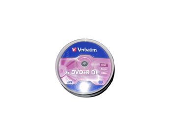 40 st Verbatim DVD+R DL 8.5GB (4x 10-pack Spindel) – Helt oöppnade!