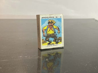 Bandit tändsticksask - Spanien Jeroglífico Vintage ask