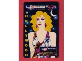 Telefonkort AmeriVox 1995 Hollywood Goddes TeleCard World 95 Conference & Exhib