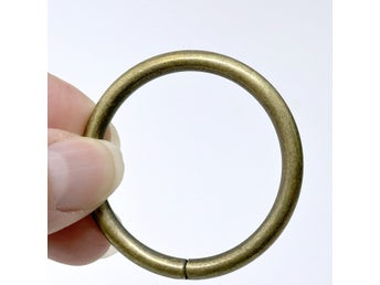 315gardintillbehör Xst antik stor GARDINRING Å solid mässing metall ring gardin