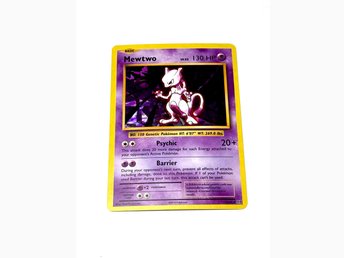 mewtwo pokemon card 51 108 51/108 Mewtwo Holo Stamped Played main image 1