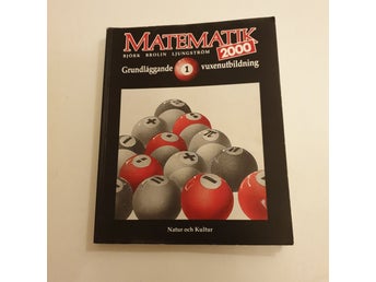 Matematik 2000 Grundläggande 1 Vuxenutbildning - Björk, Brolin, Ljungström