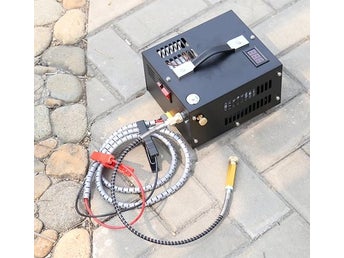 300W 12V bärbar PCP luftkompressor för dykartank, 220V PCP kompressorpump