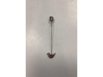 Georg Jensen Golden Christmas Lyseholder - Fugl 1991 / Palladium