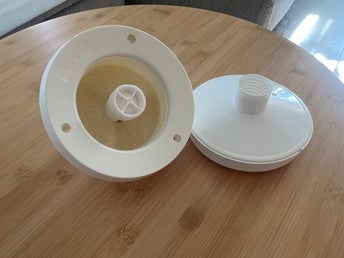 Friskluftsventil med termostat.