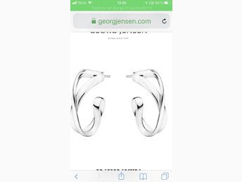 georg jensen infinity örhängen georg jensen infinity örhängen