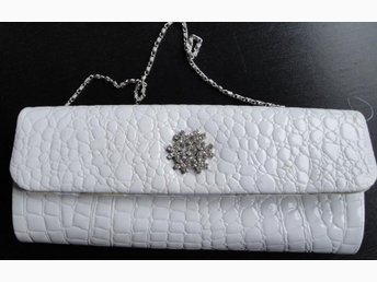 clutch väska vit clutch väska vit