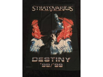STRATOVARIUS - DESTINY Â´98/Â´99 Poster flagga SAMLAROBJEKT från 1998