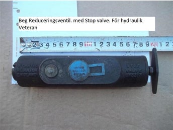 Beg Reduceringsventil med Stopp-ventil Veteran