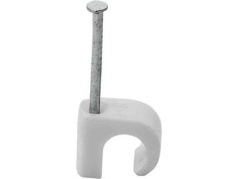 Kabelklammor 7-10 mm spikas 10-pack