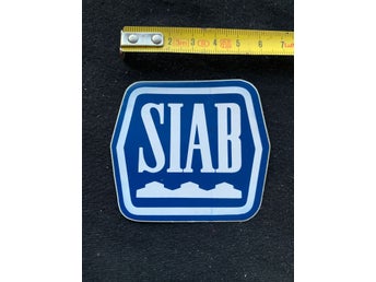 SIAB Svenska Industribyggen AB ( blev NCC ) - äldre dekal reklam bygg industri