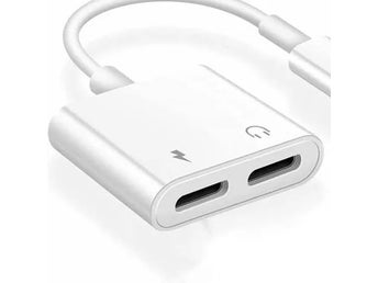 Lightning till USB-Lightning audio + laddadapter