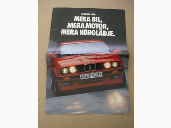 Forsaljningsbroschyr Bmw 318 Is 318is Nya ᐈ Mi Ak Pa Tradera