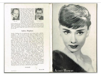AUDREY HEPBURN - Börje Heed och Torsten Quensel (1954)