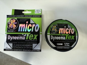 Flätlina 150m 0.35mm. Micro Dyneema Tex