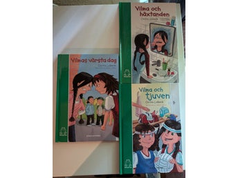3 Vilma böcker av Cecilia Lidbeck