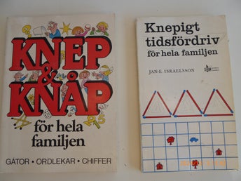 2st böcker KNEP & KNÅP, KNEPIGT TIDSFÖRDRIV