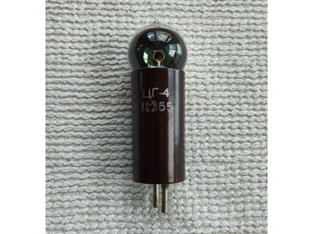 Antikt vintage retro Soviet USSR elektronrör TsG-4, 1955 steampunk