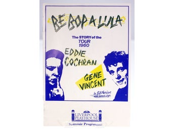 Be Bop A Lula-The Story of the 1960 Tour-1988 British show Liverpool Playhouse
