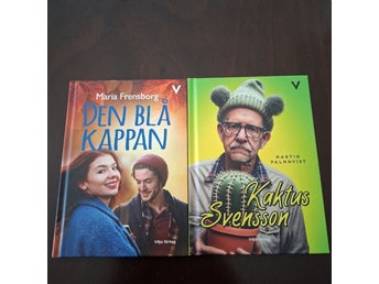 2 lättlästa böcker för vuxna: Den Blå Kappan & Kaktus Svensson