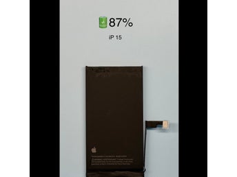 Original Apple iPhone 15 Batteri, 87% batterihälsa