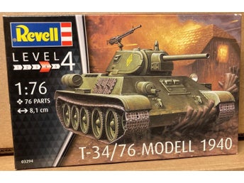 T-34/76 MODELL 1940 Revell 1/76 OÖPPNAD