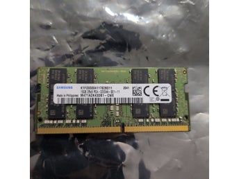 Samsung RAM 16GB 2Rx8 PC4-3200AA-SE1-11 SODIMM | Köp på Tradera