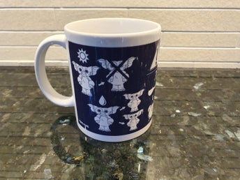 GREMLINS MOGWAI RULES MUGG Merchandise Mug 80s