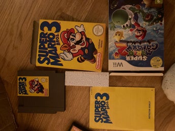 Super Mario Bros. 3 och Wii mario karton