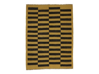 Autentisk klassisk handvävd Kelim 145 X 195 cm