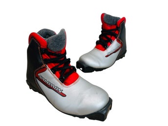 Salomon Snowmonster Längdpjäxor Barn Storlek 35 36 Längdskor SNS Profil