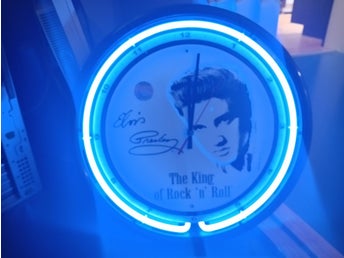elvis presley neonklocka