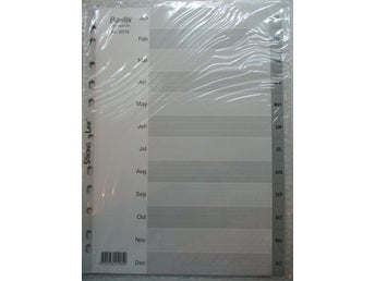 PÄRMREGISTER - Plast JAN-DEC