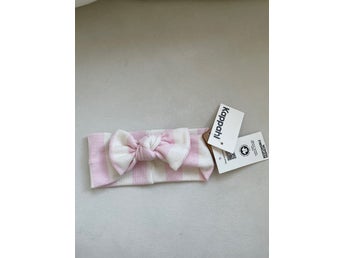 Kappahl rosa, vitt hårband