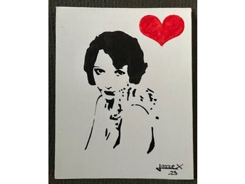 StreetArt - Stilleben med kvinna av Lord Lazze X