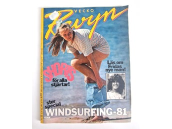 Vecko Revyn nr 22 1981 - Stevie Wonder, Patrick Duffy, Ulf Bengtsson