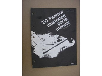Reservdelskatalog Snöskoter ARCTIC CAT Panther 1980