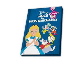 ALICE IN WONDERLAND A6 ANTECKNINGSBOK Merchandise Merch Bok Disney i Underlandet