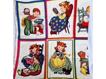 Vintage Fabric Bundle - Michael Miller Panels & Raggedy Ann Daisy Kingdom