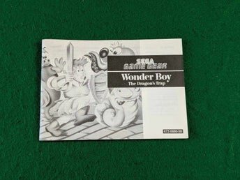 MANUAL TILL WONDER BOY THE DRAGONS TRAP
