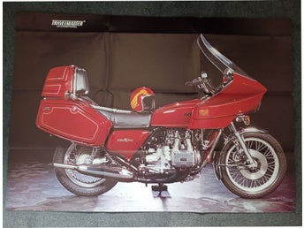 Honda Gold Wing motorcykel 66.5 x 95.5 cm Vintageposter.
