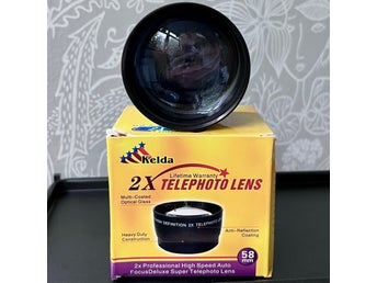 Kelda 2X Telephoto Lens – för närbilder med extra räckvidd