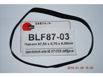 BLF87-03 Flat drivrem diameter 87,5mm