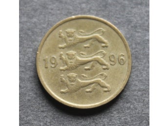 ESTLAND - 10 Senti 1996 - Aluminium-Brons - KM 22