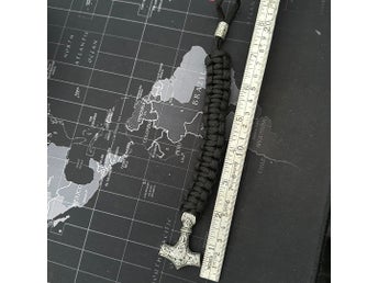 Thors Hammare flätat armband