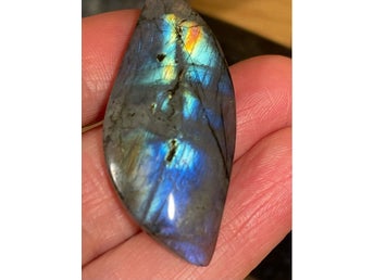STARKT SKIMMER! MULTICOLOR LABRADORIT CABOCHON HÖG AA++ kvalitet