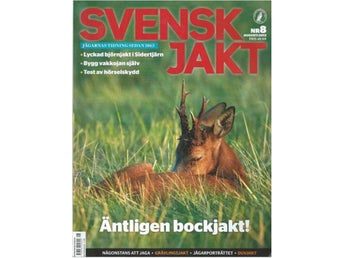 SVENSKT JAKT - NR 8 2013 - ÄNTLIGEN BOCKJAKT .....