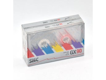 2-pack SKC GX90, 90 min kassett kassettband band cassette vintage