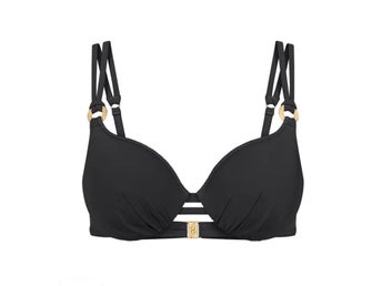 NY! Triumph Summer Twist, svart bikiniöverdel, storlek 42 B