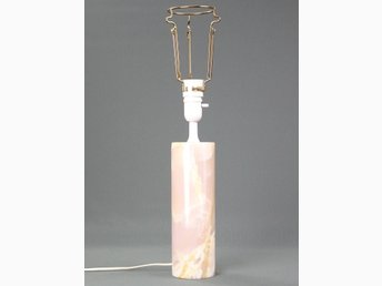 Äldre lampfot bordslampa i marmor sten retro vintage Äldre lampfot bordslampa i marmor sten retro vintage